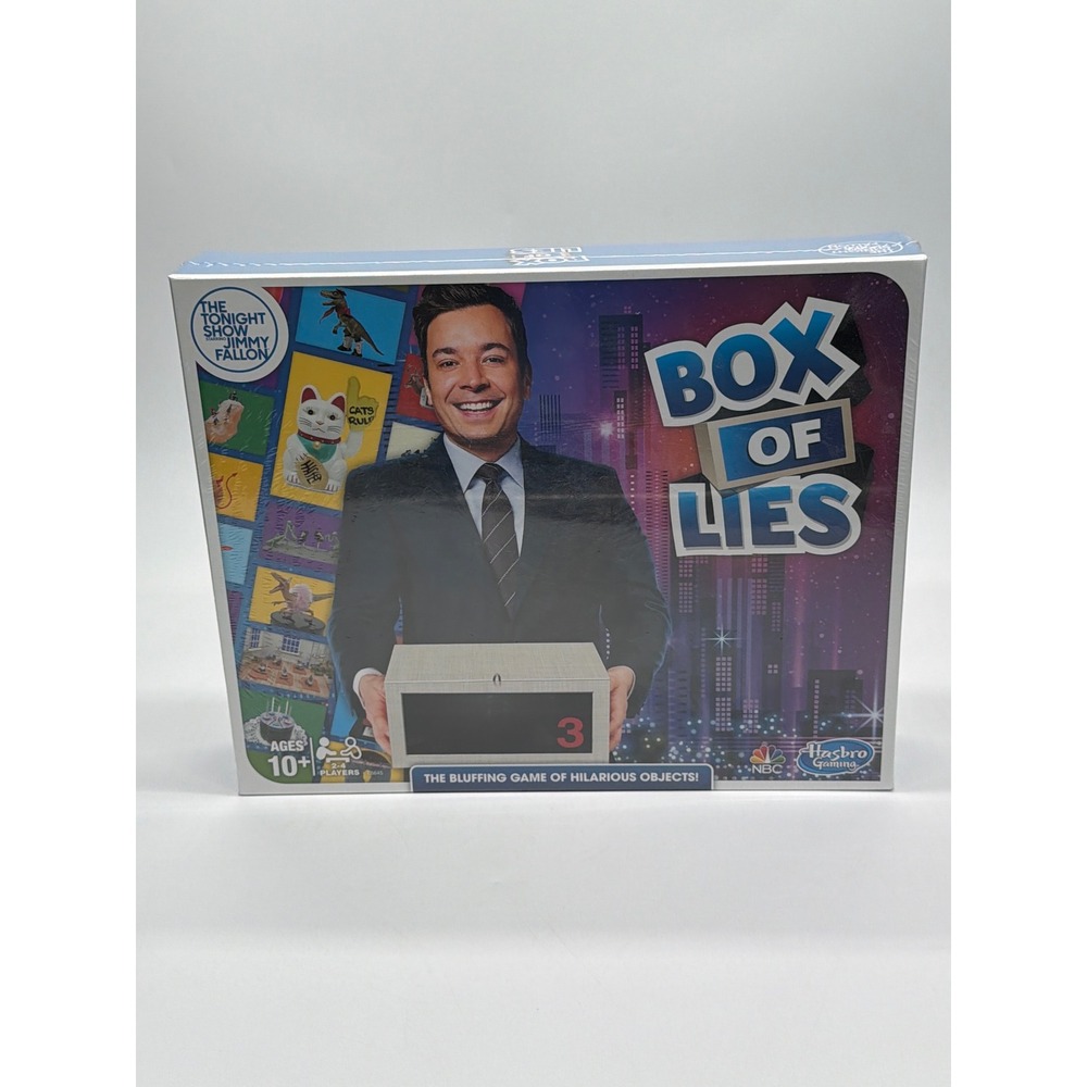 Hasbro Box of Lies The Tonight Show Starring Jimmy Fallon Bluffing Game NEW